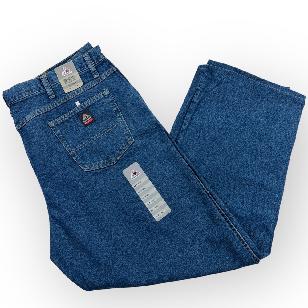 Bulwark FR Flame Resistant Work Jeans CAT 2 Arc‎ Rated 44x32 Blue Denim